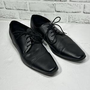 Calvin Klein Men’s size 13 classic timeless black dark academia dress shoes